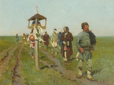 C. Иванов «Переселенцы. Ходоки». Х., м. 1886 г. 